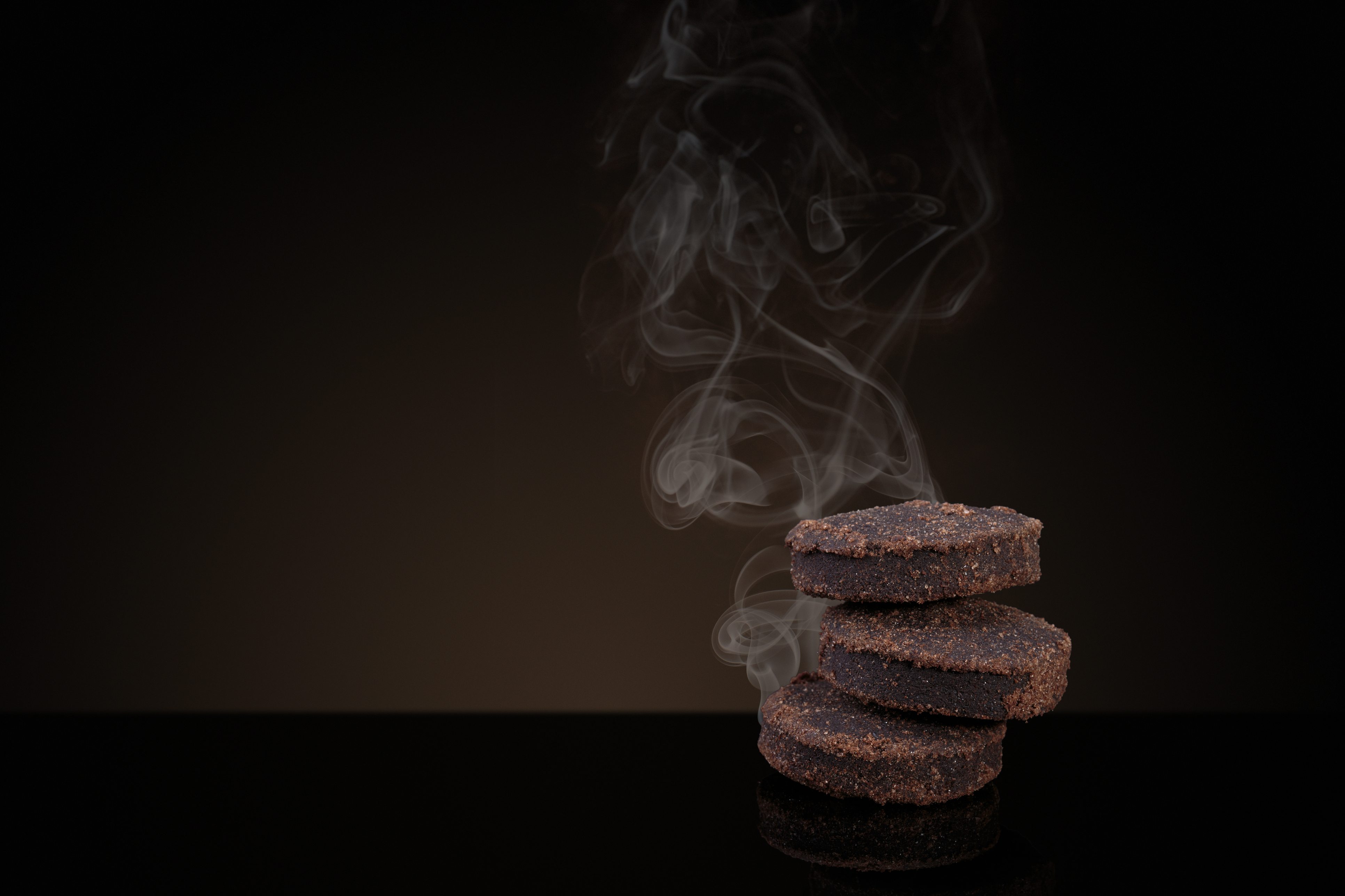 Fragrant smoke from bakhoor